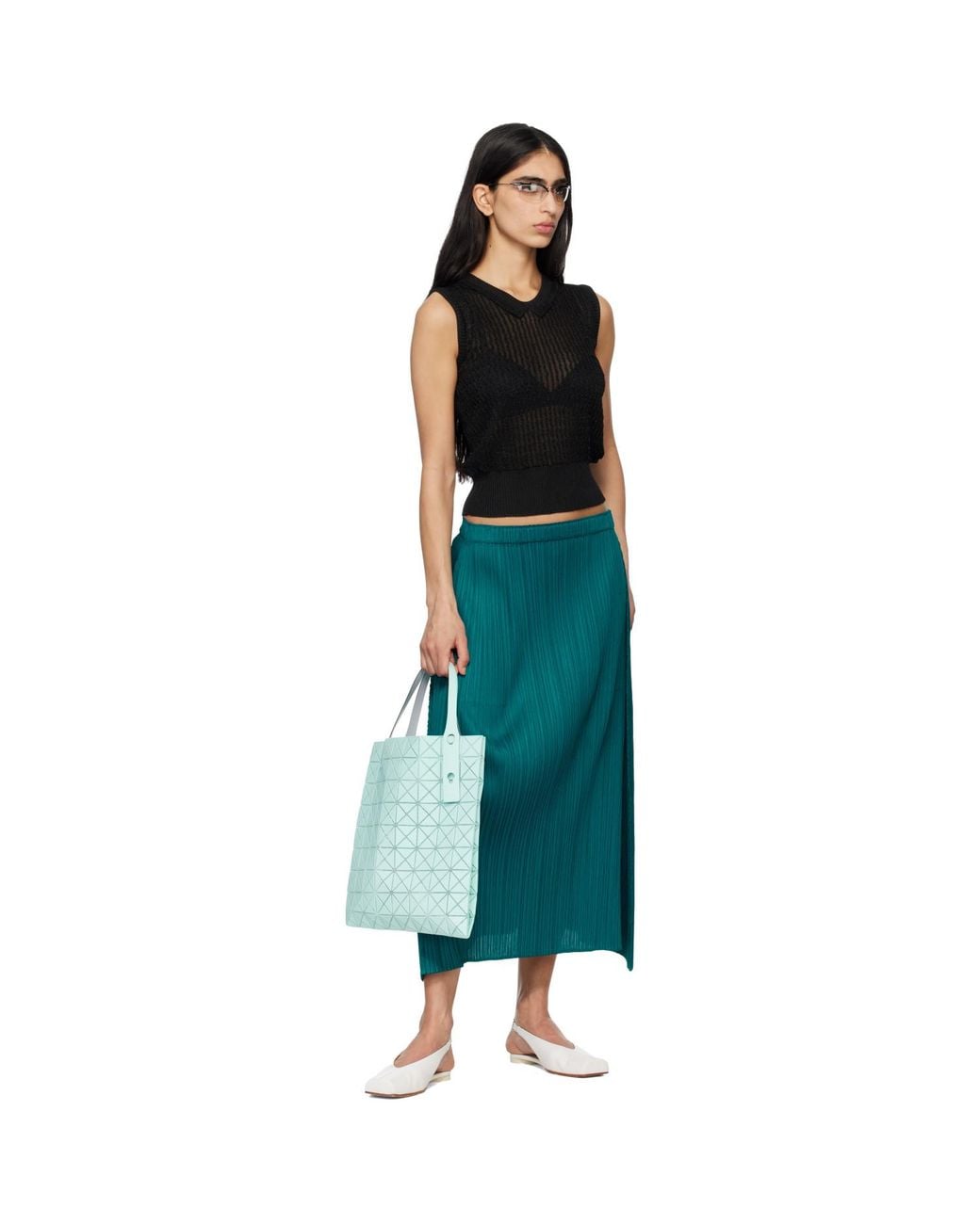 Issey Miyake Blue Prism Plus Tote for men