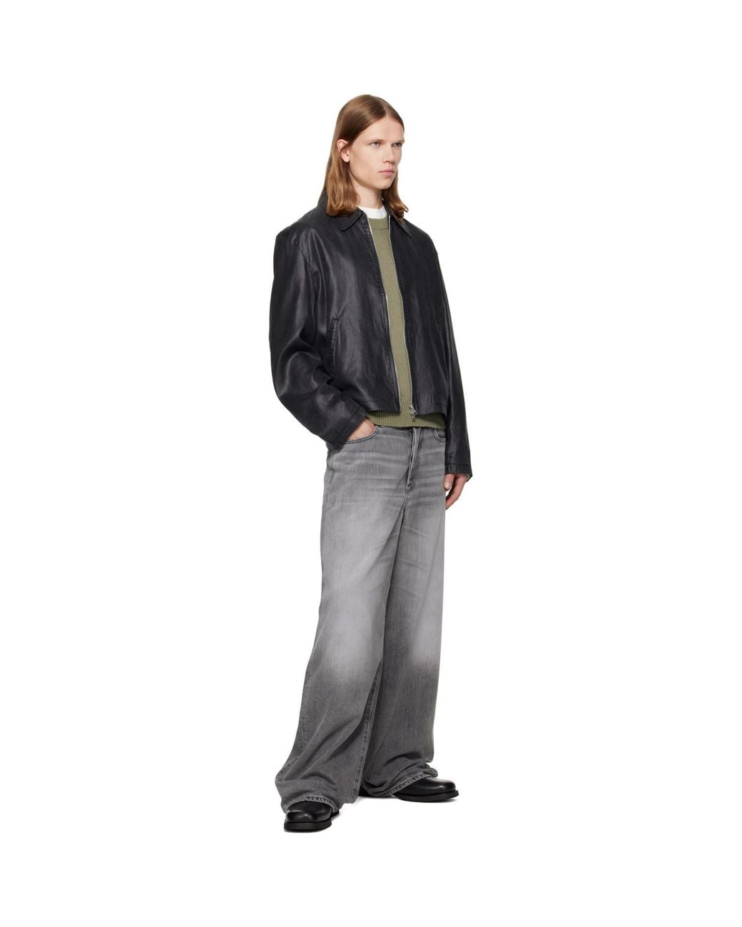 Our Legacy Black Mini Worker Jacket for men