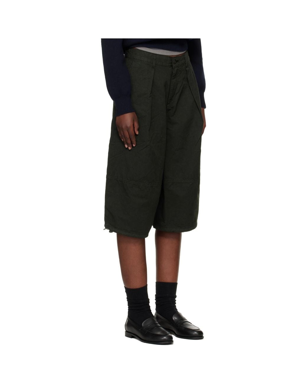 YMC Black Khaki Salba Shorts