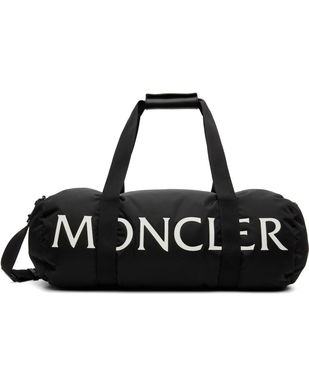 Moncler Black Duddle Gym Weekender Duffle Bag for men