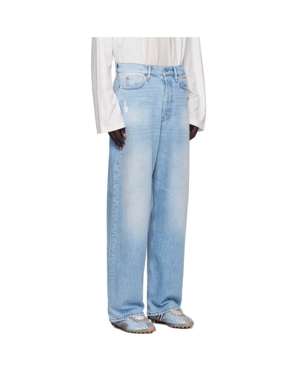 Acne Blue Loose Fit 1981 Jeans for men