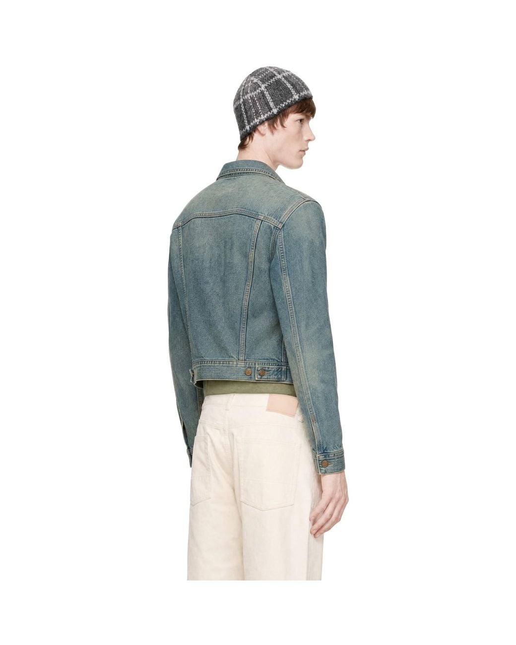 RRL Blue Denim Trucker Jacket for men