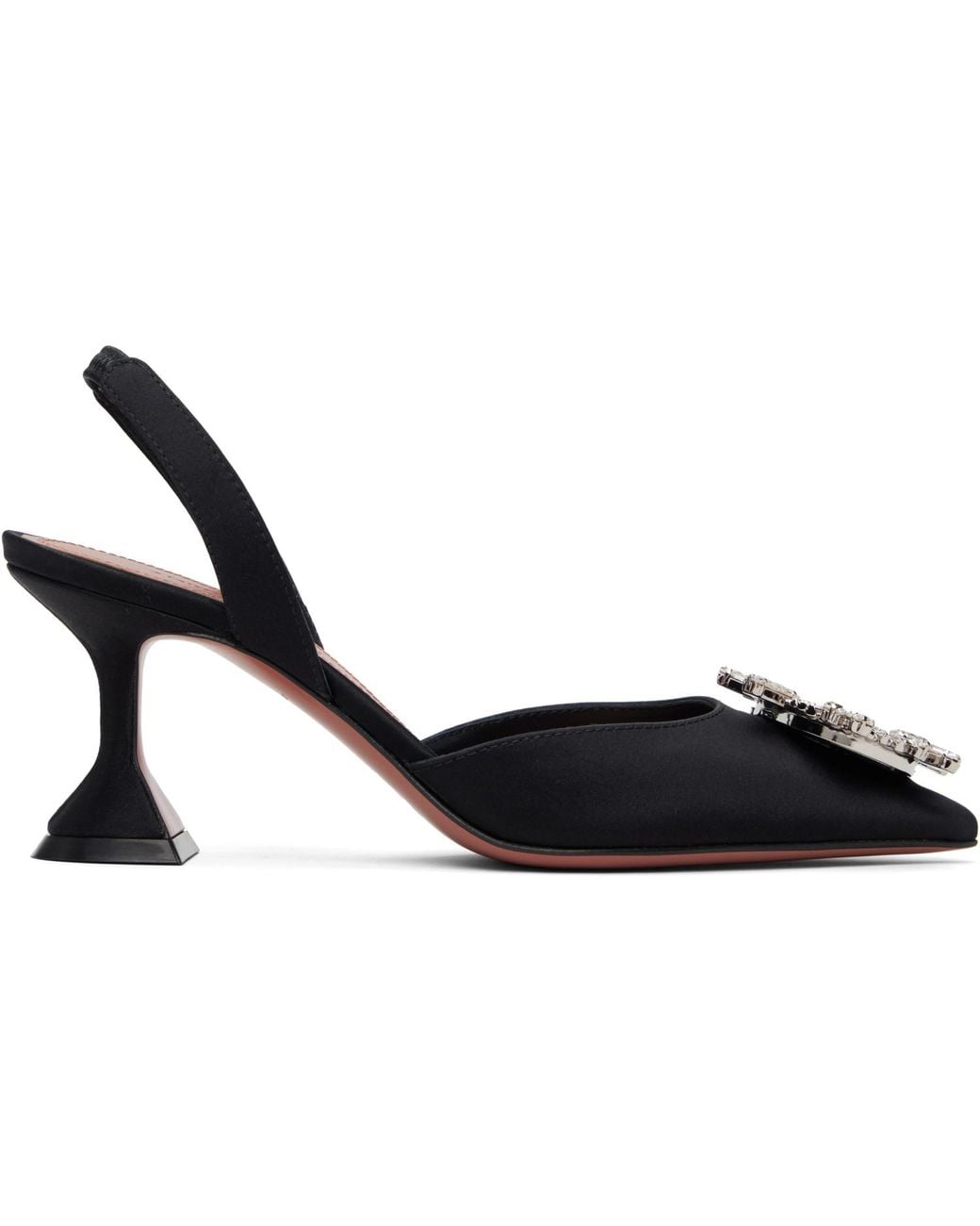 AMINA MUADDI Black Begum Sling 70 Heels