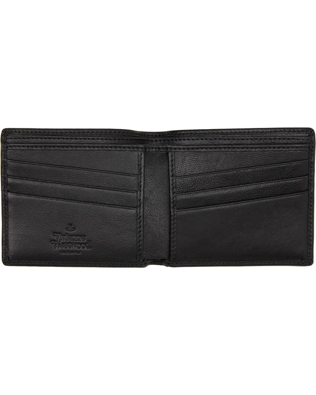 Vivienne Westwood Black Bifold Wallet for men