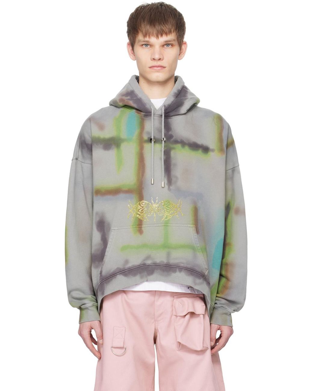 Collina Strada タイダイフーディ ラインストーン｜ファッション