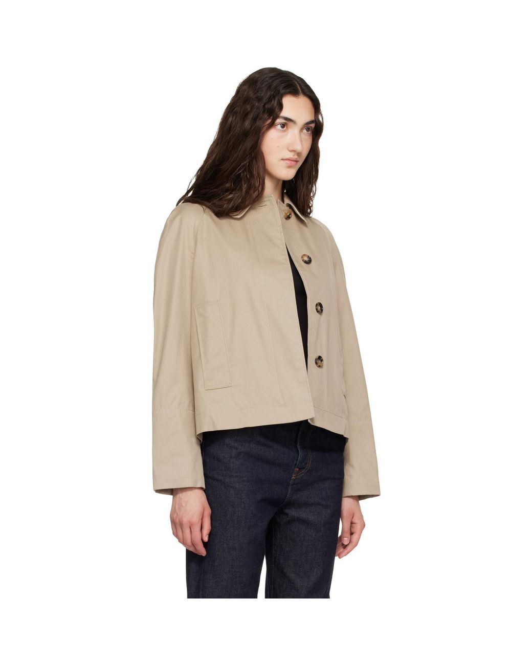 Burberry Natural Tropical Gabardine Jacket