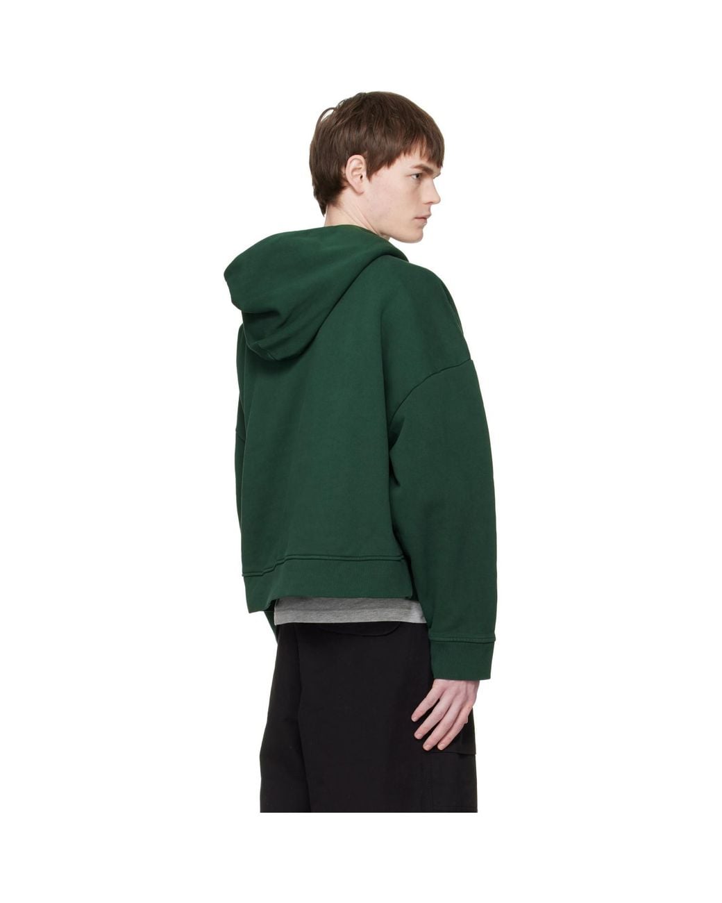 Entire studios Green Heavy Hoodie for men