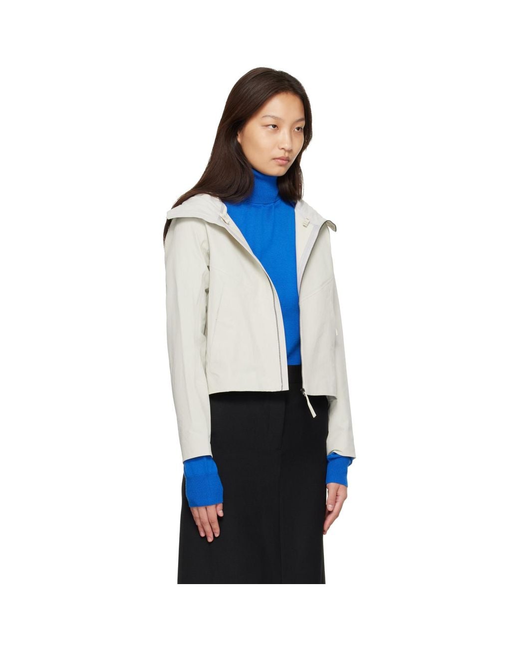 Veilance Blue Focal Hoody Jacket