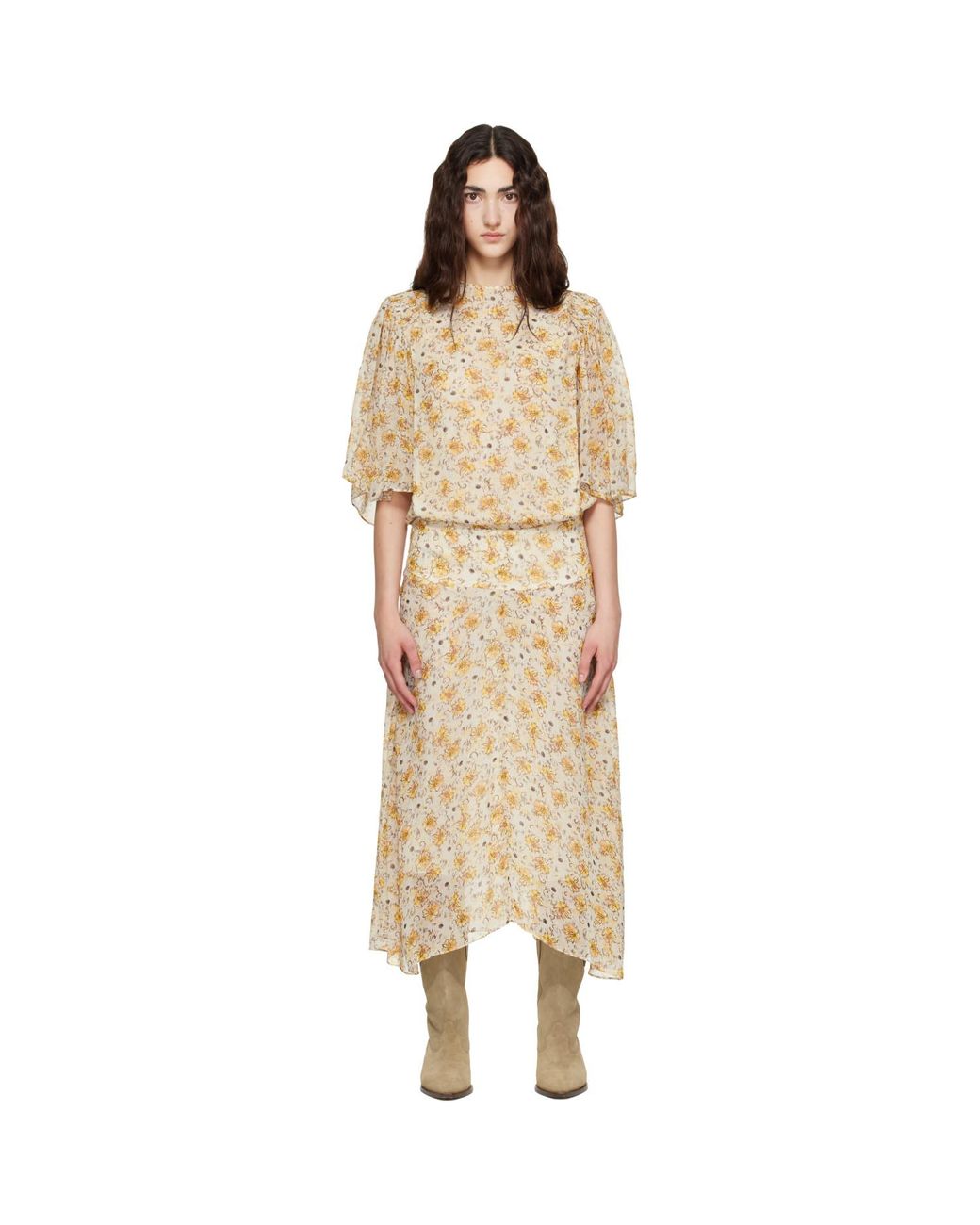Isabel Marant Metallic Firda Midi Dress