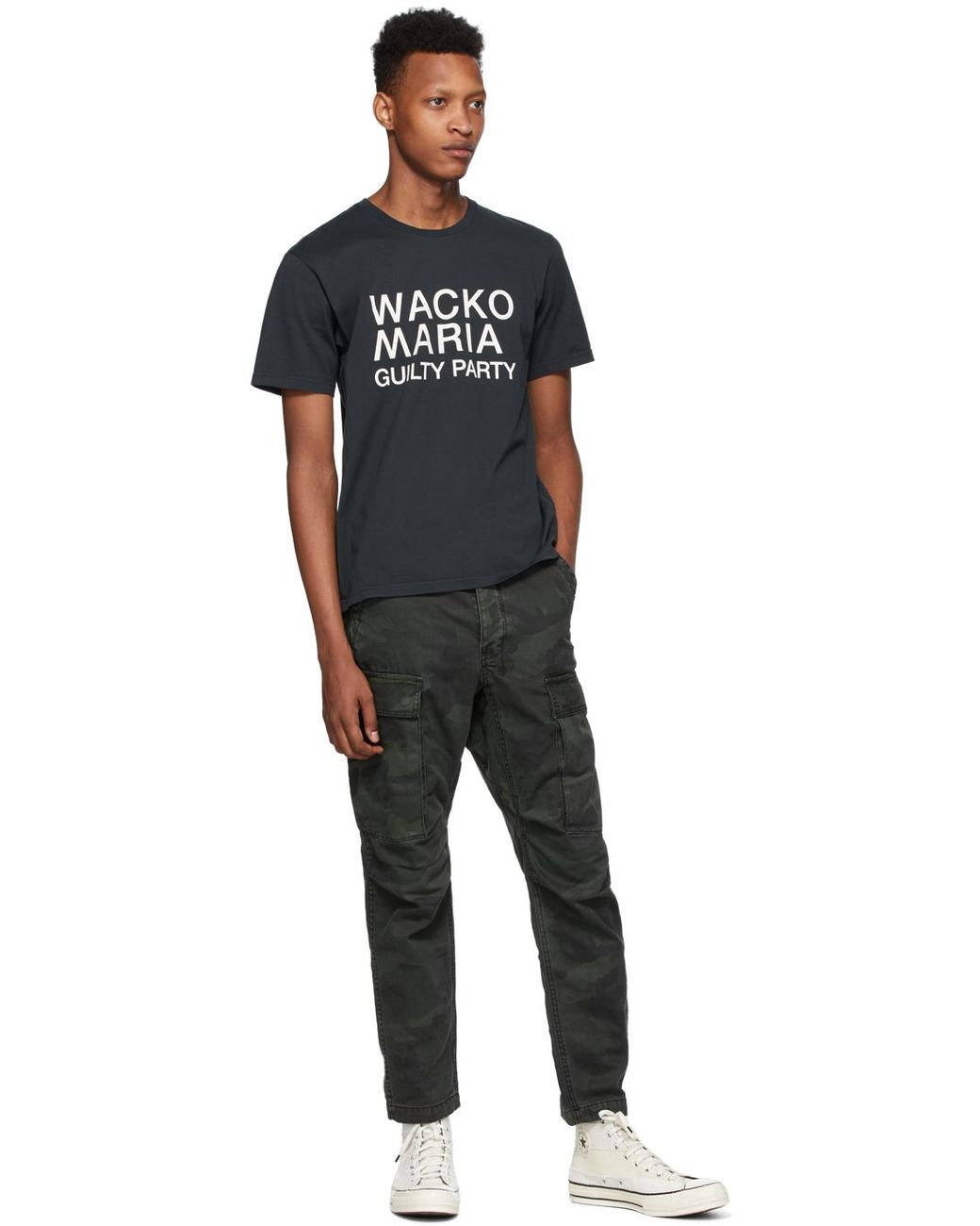 Ksubi Cotton Green Frequency Camo Cargo 