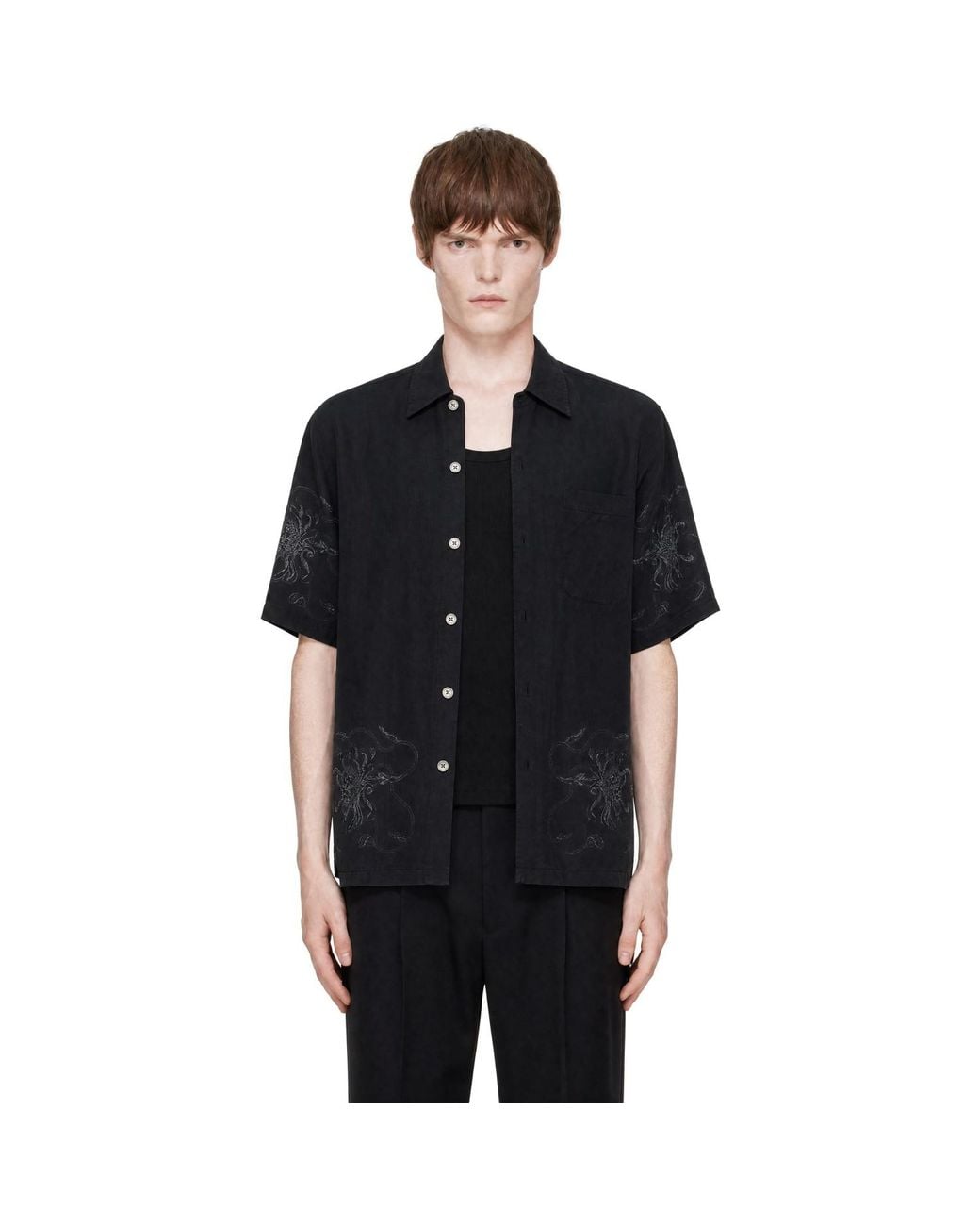 Our Legacy Black Every Shirt Shortsleeve Shirt for men