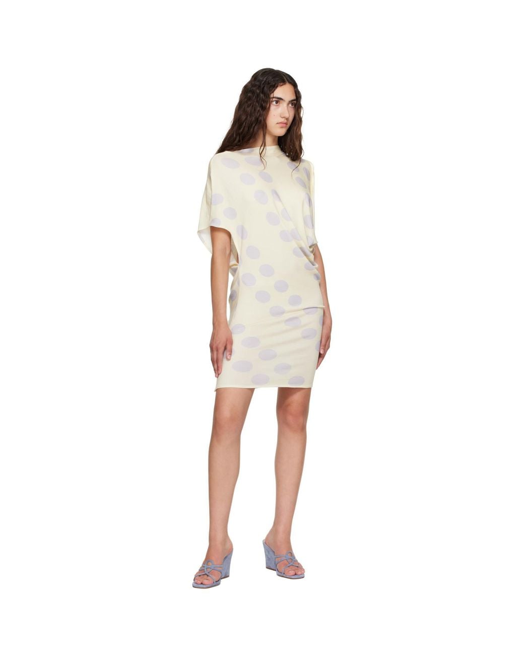 Belle Anna White Ornament Minidress