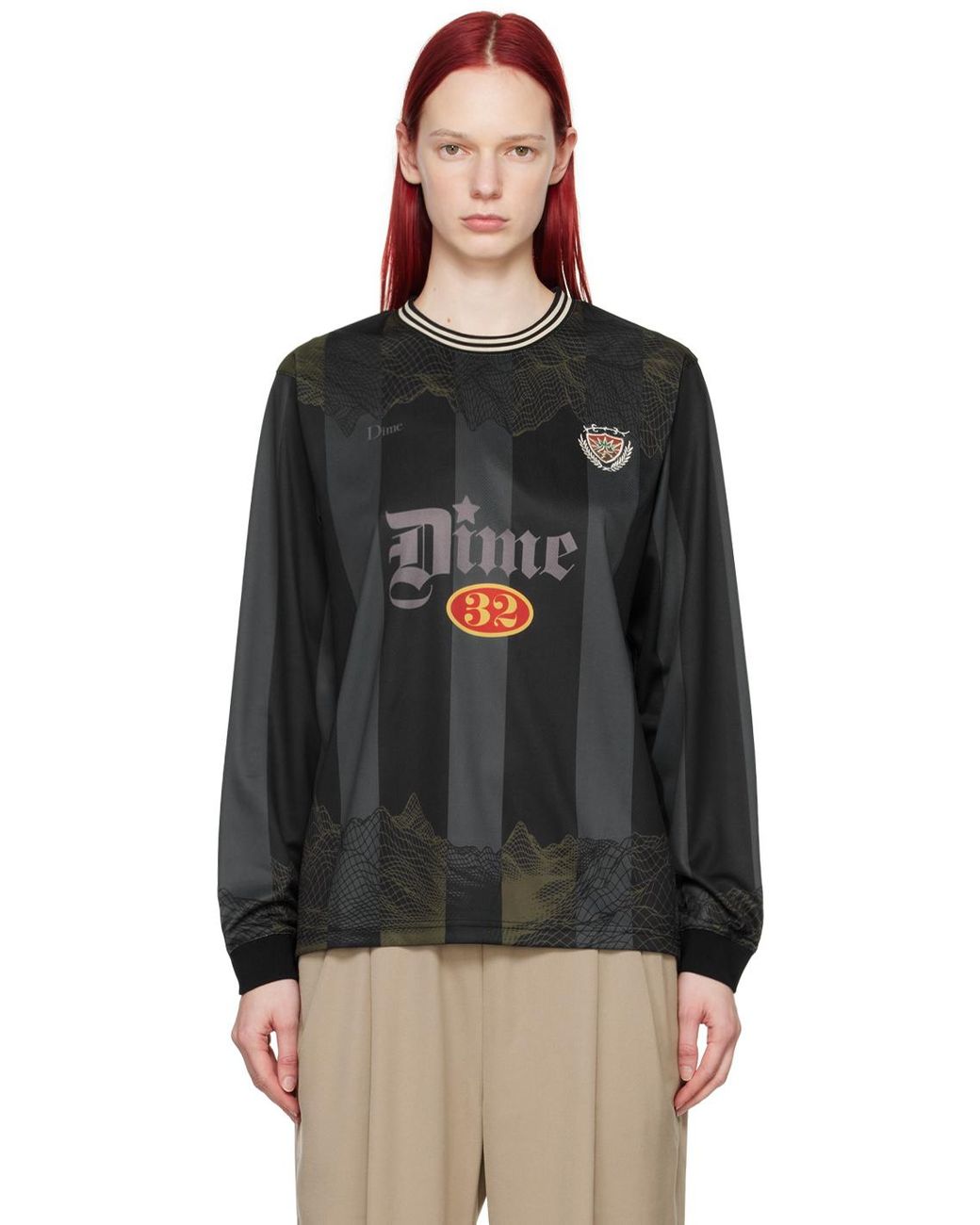 Dime Striker Long Sleeve T-Shirt in Black | Lyst Dime Striker Long Sleeve T-Shirt in Black | Lyst
