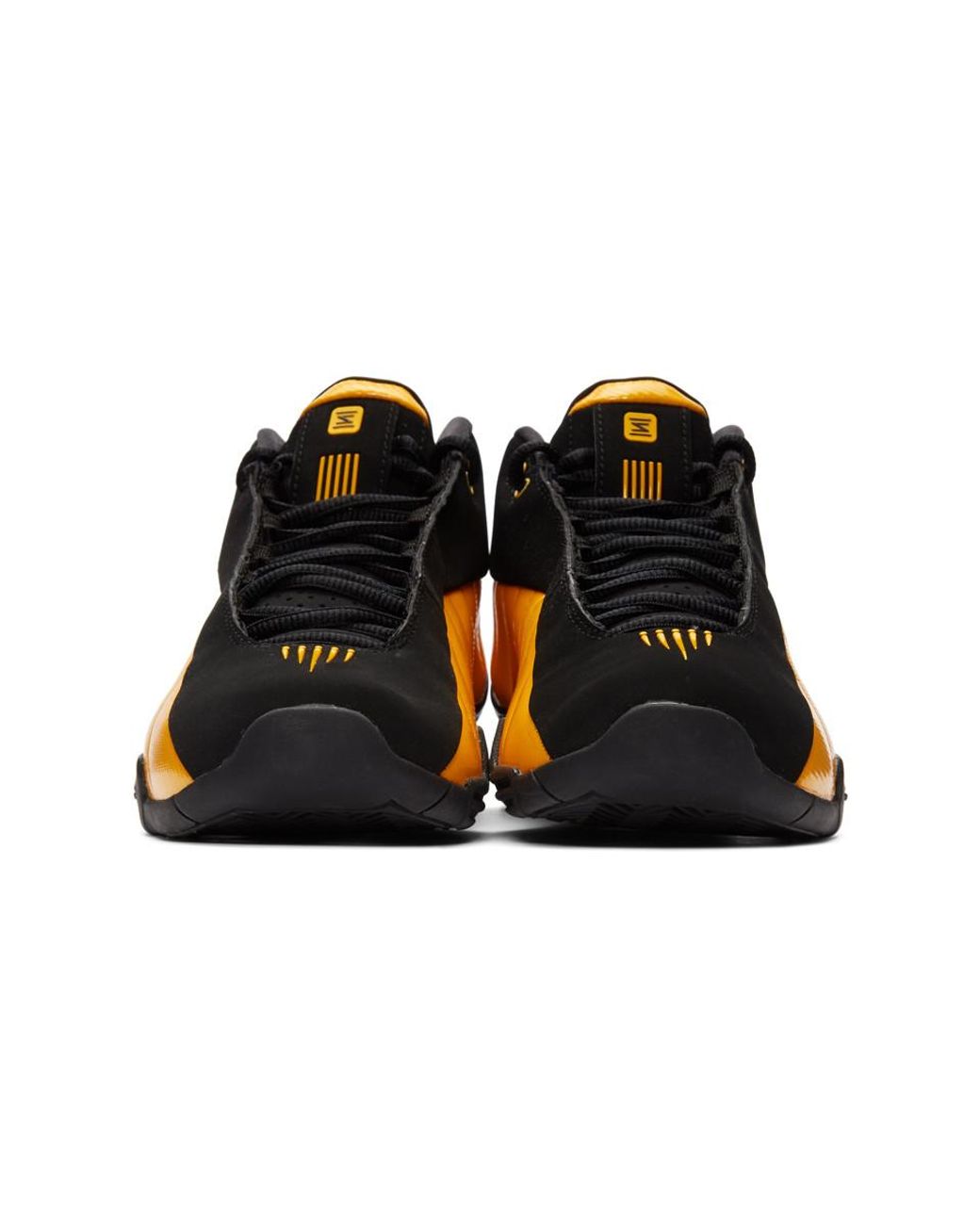 Nike Black And Yellow Shox Bb4 Sneakers For Men Lyst