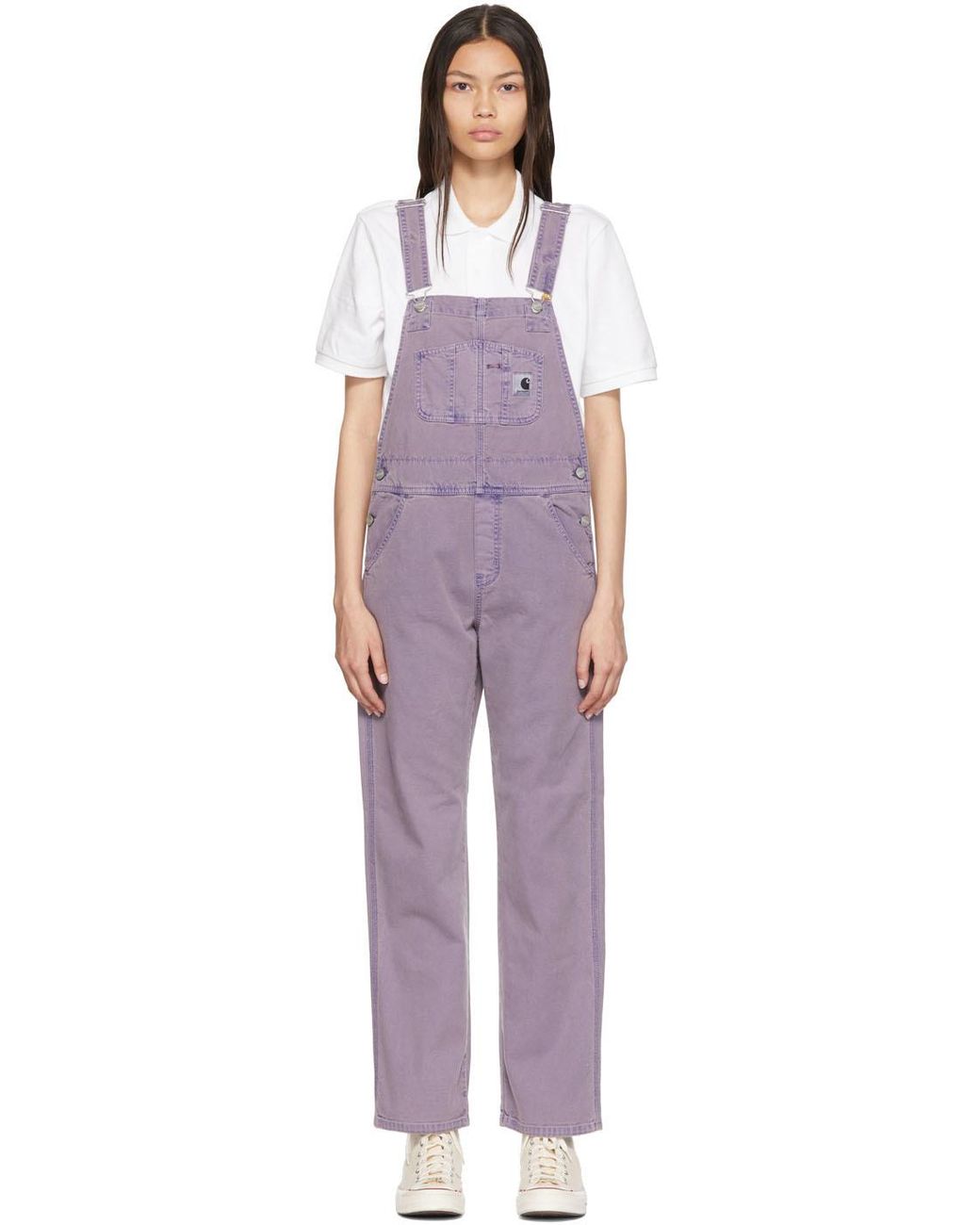 Carhartt WIP Purple Cotton Overalls Lyst Canada