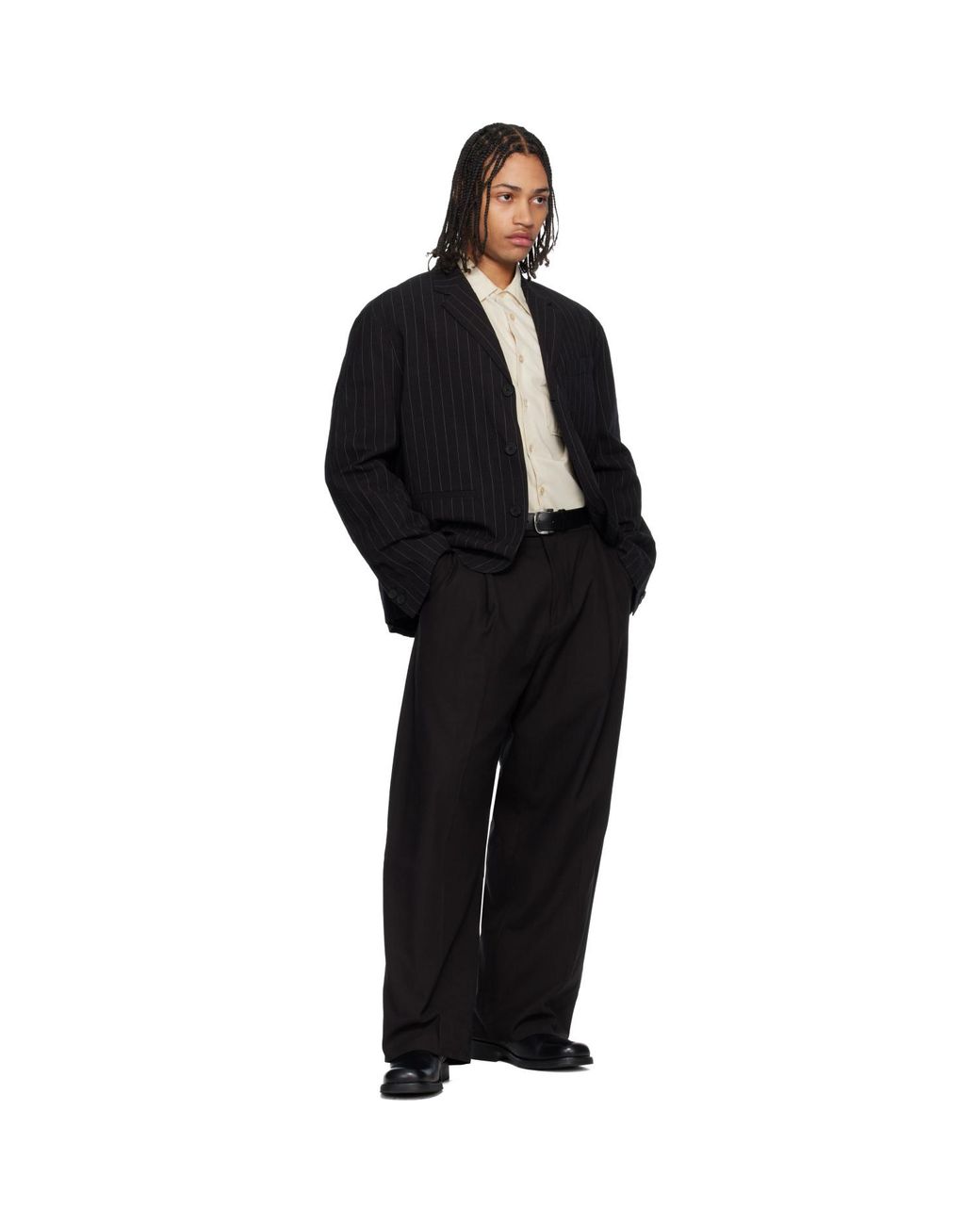 Studio Nicholson Black Sorst Blazer for men