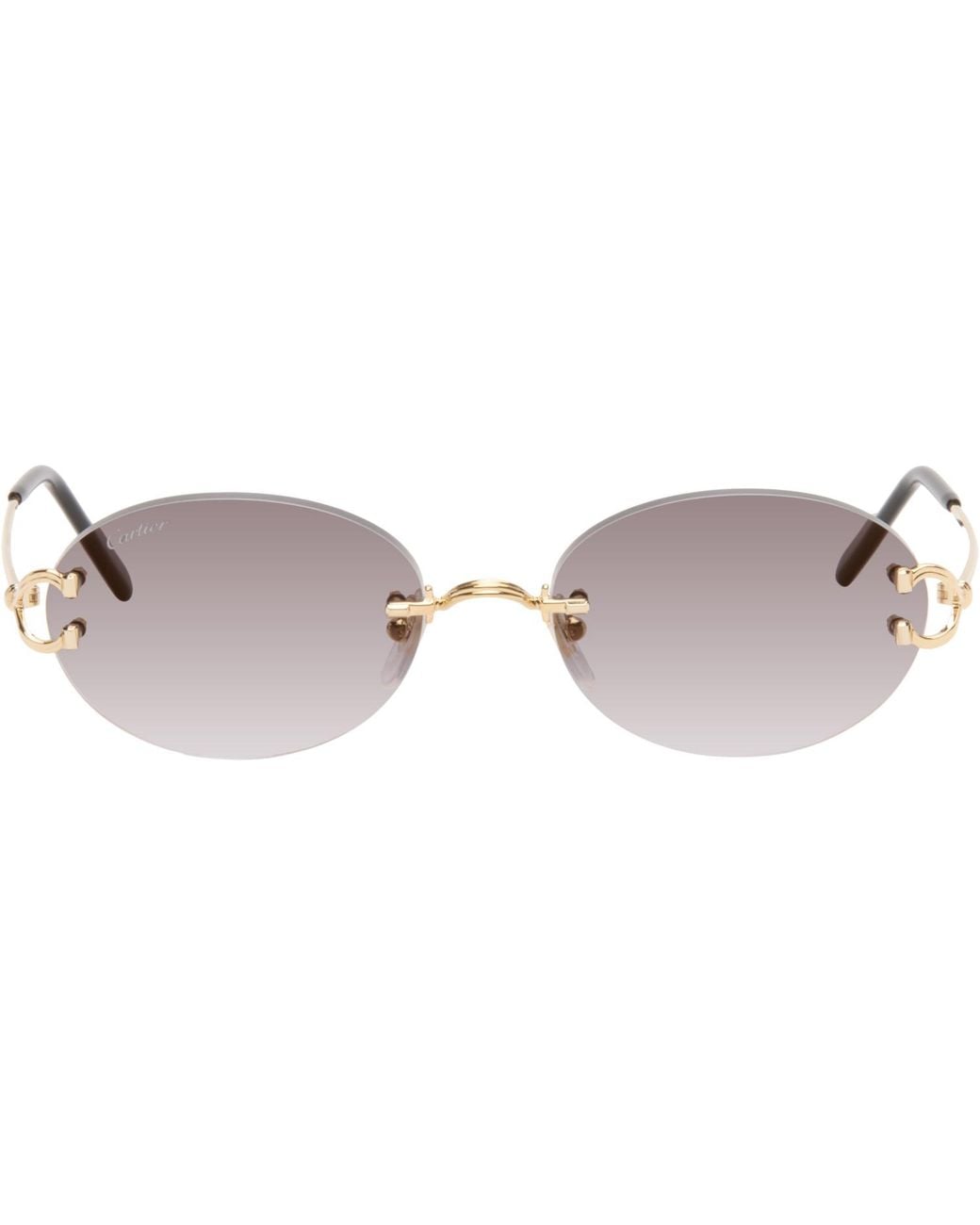 Cartier Black Classic C Motif Sunglasses
