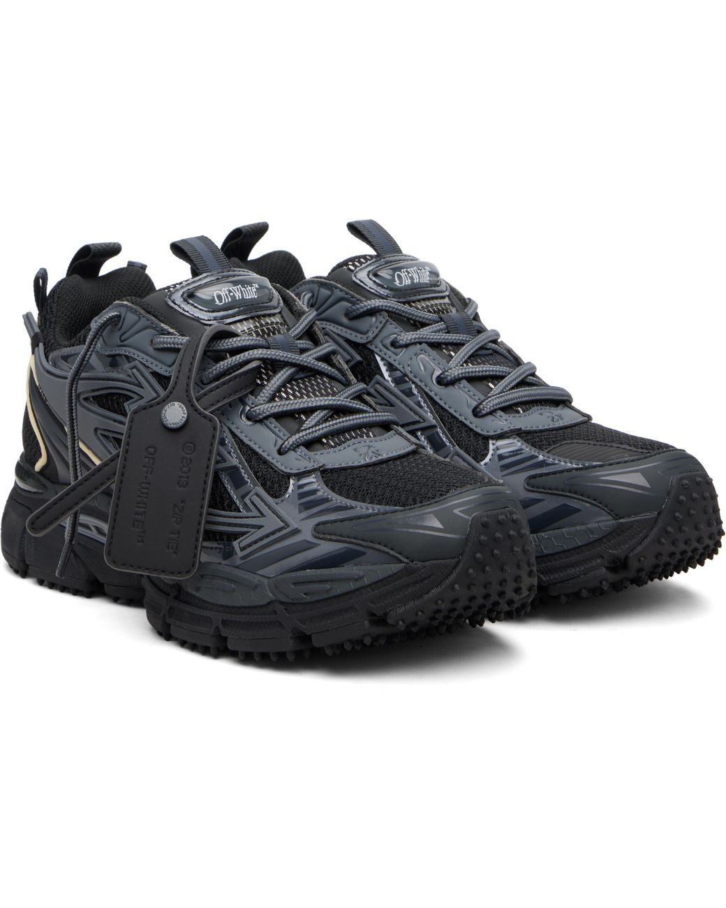 Off-White c/o Virgil Abloh Black 'Be Right Back' Sneakers for men