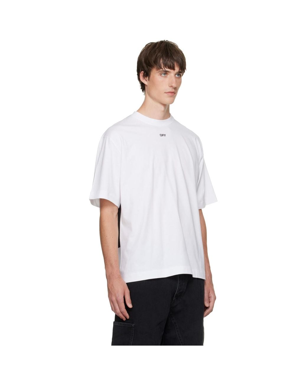 Off-White c/o Virgil Abloh White Negative Arrow Skate T-Shirt for men