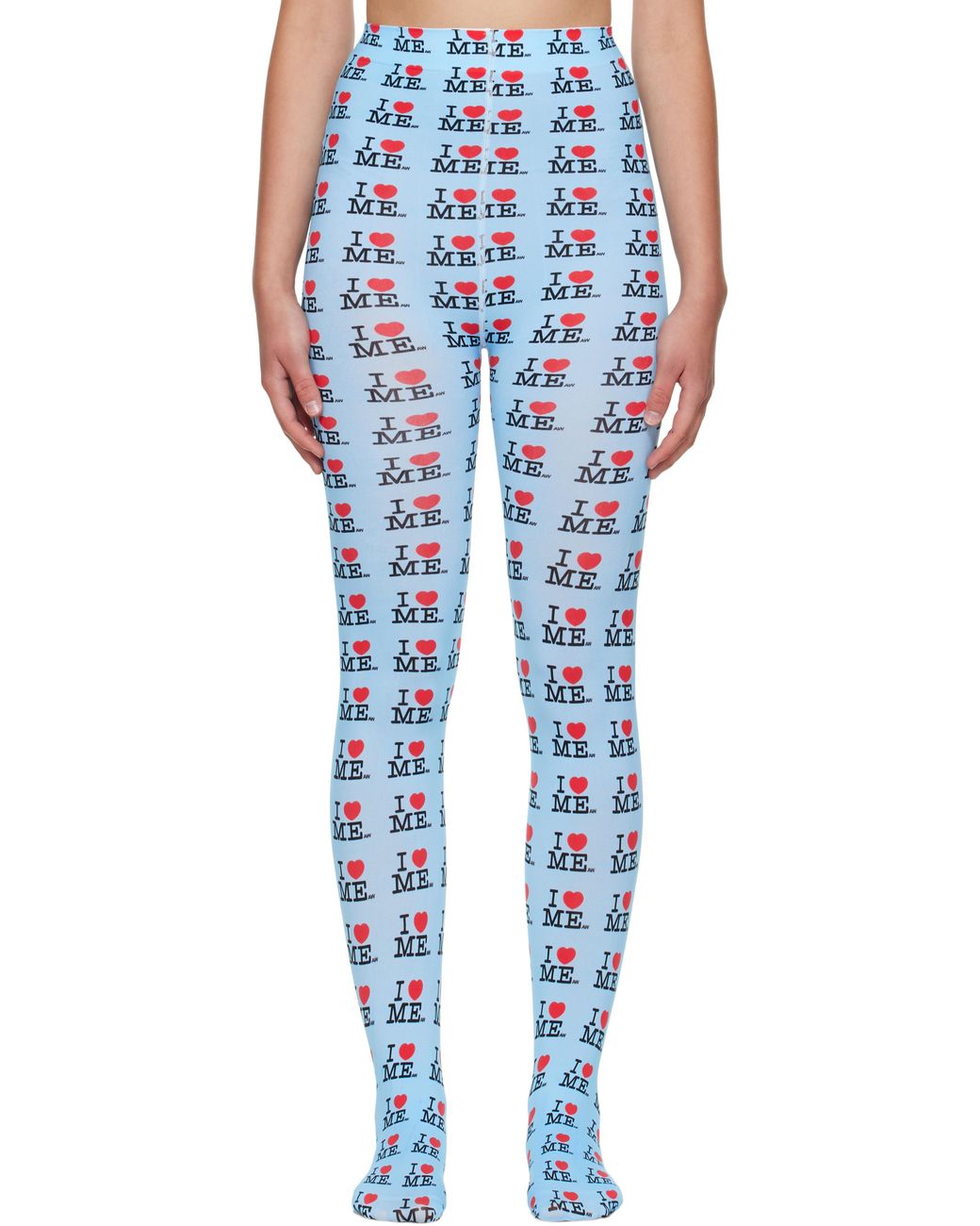Ashley Williams 'I Heart Me' Tights in Blue | Lyst Australia