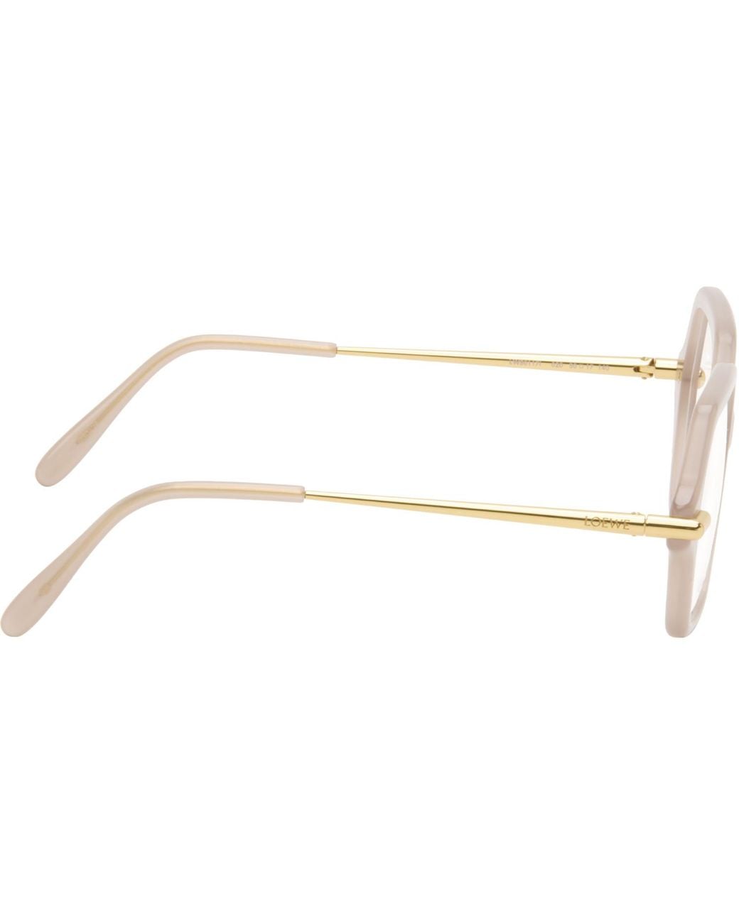 Loewe Brown Taupe Slim Glasses