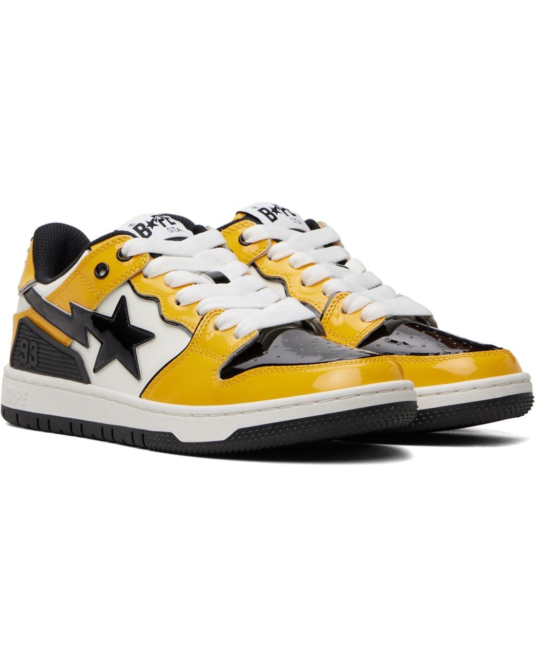 A Bathing Ape Yellow Sk8 Sta Icon #1 M2 Sneakers for men