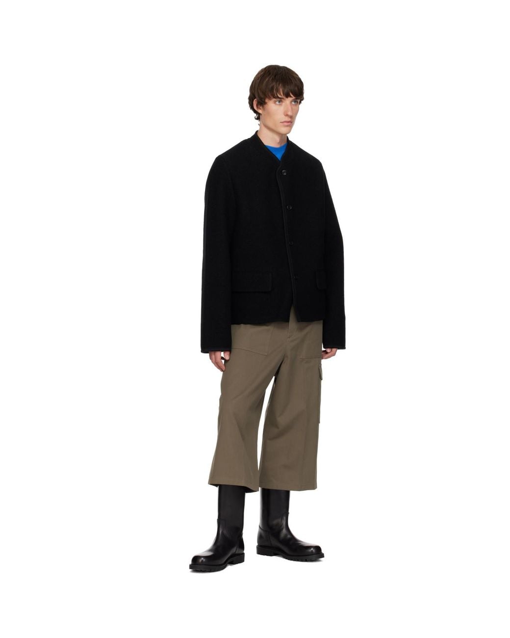 Rier Black Walker Jacket for men