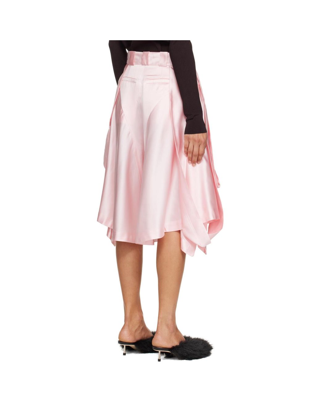 Abra Pink Panel Shorts