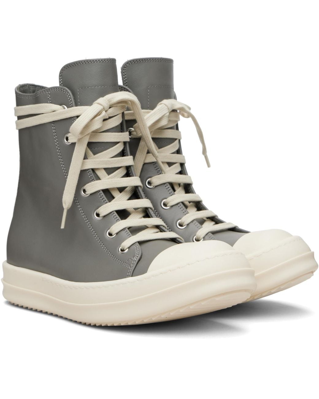 Rick Owens Gray Temple Sneakers for men