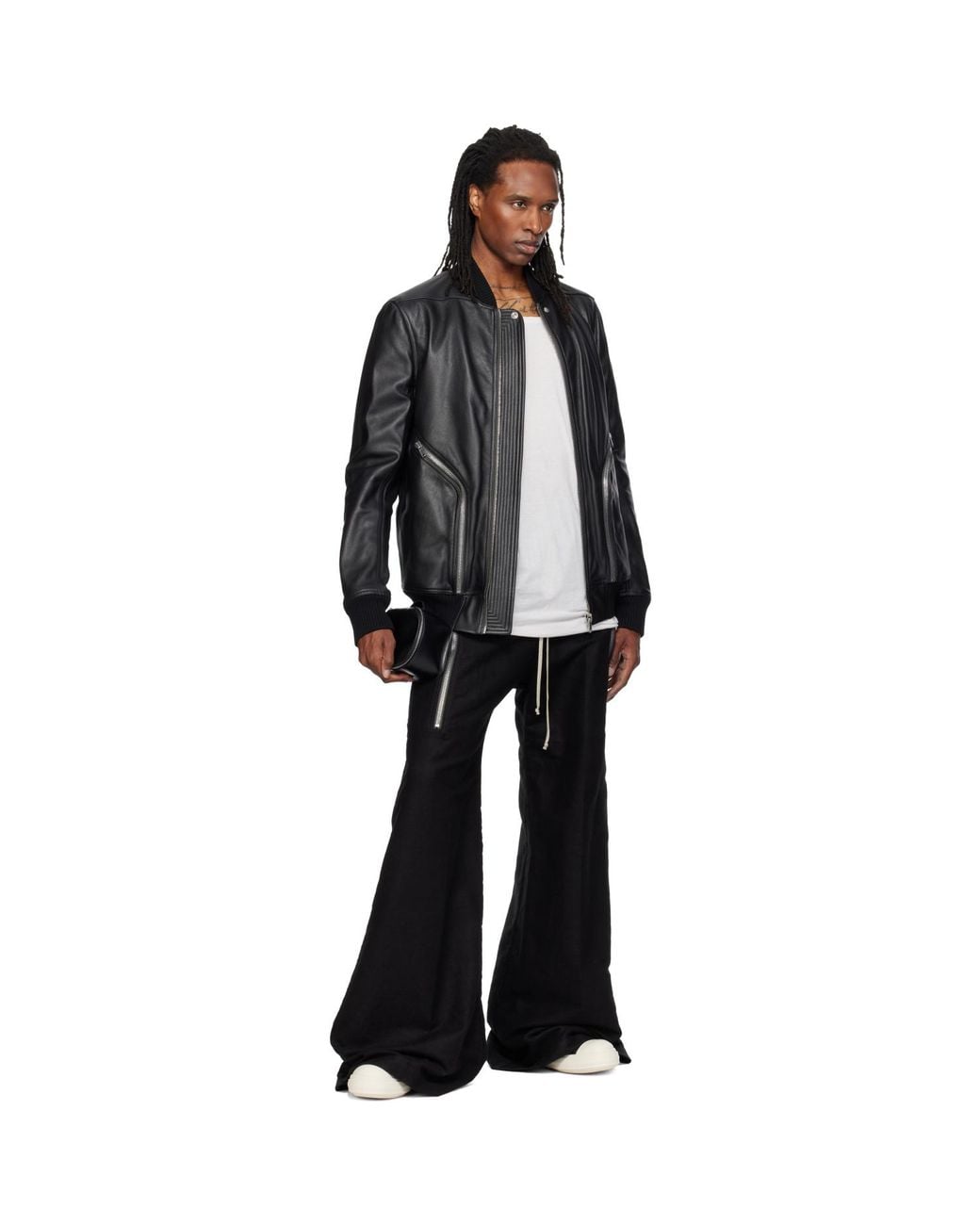 Rick Owens Black Tower Small Beauty Bag for men