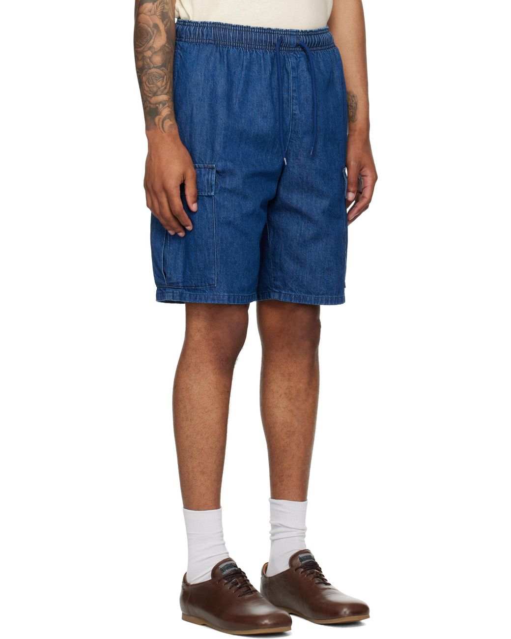 WTAPS Mils2301 Denim Shorts in Blue for Men | Lyst