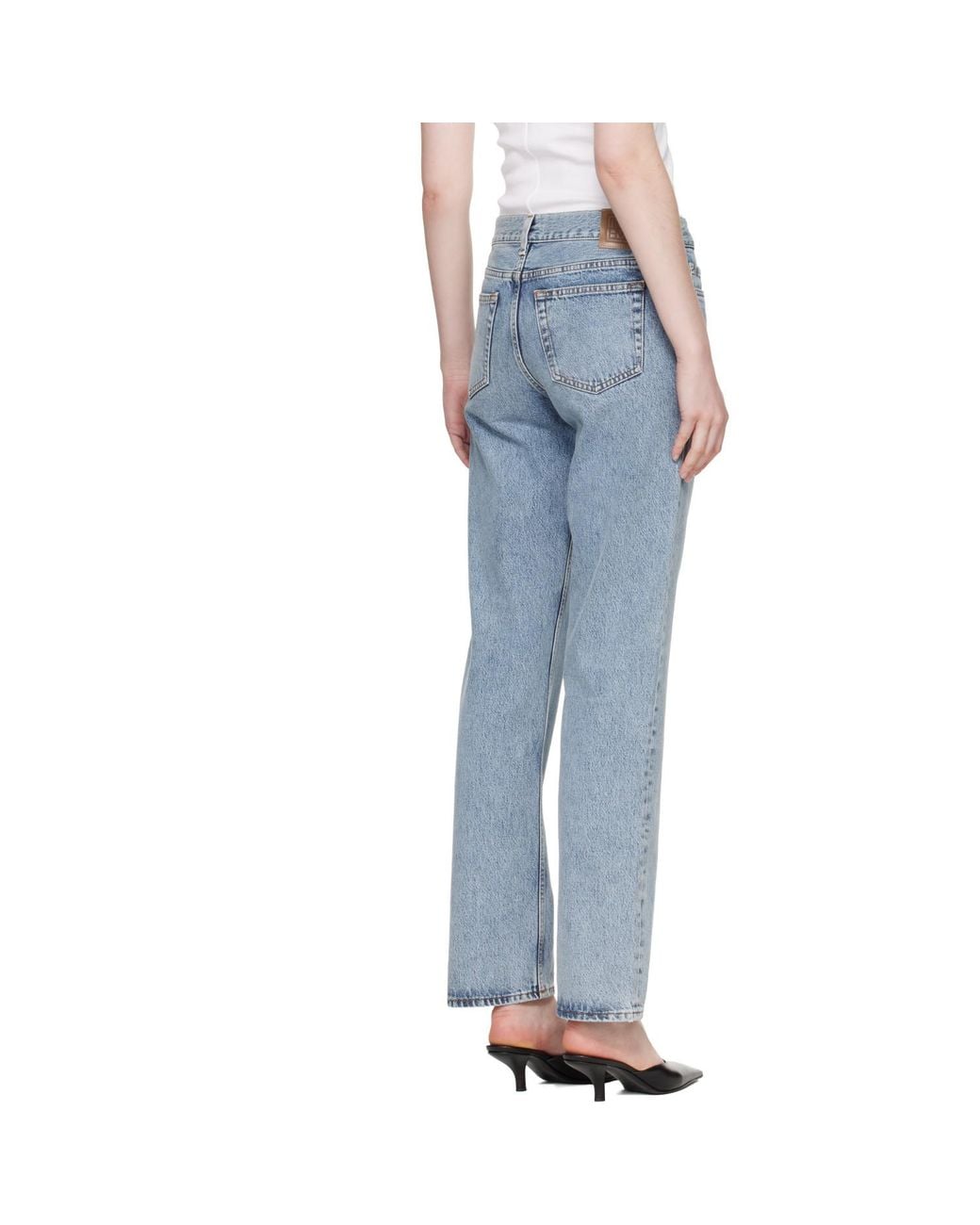 Totême Blue Low Straight Jeans