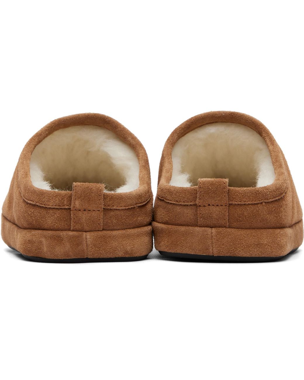 Balenciaga Brown Tan Alaska Slippers