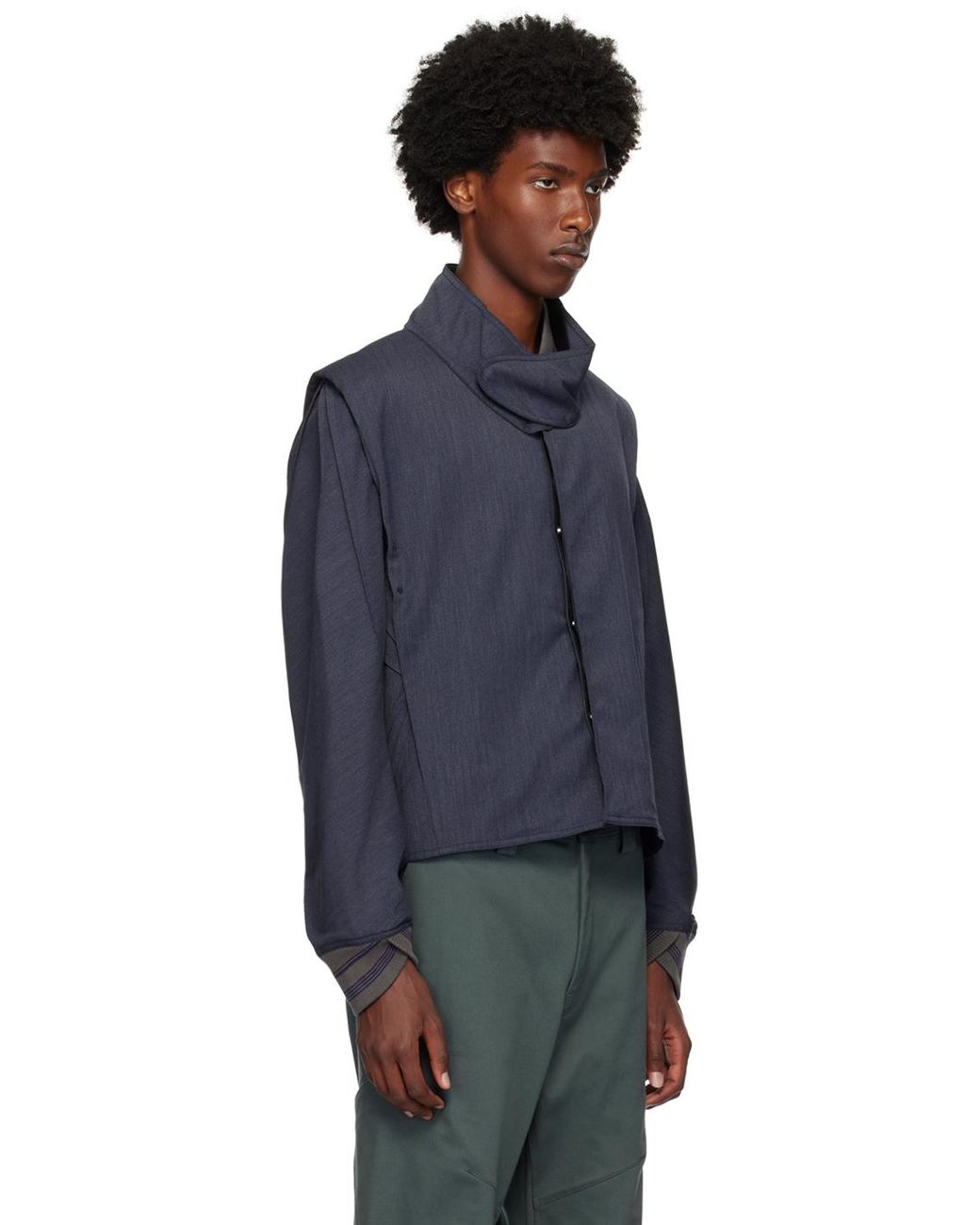 ジャケット・アウター kiko kostadinov OHNE BOMBER JACKET kiko-kostadinov-MIDNIGHT-
