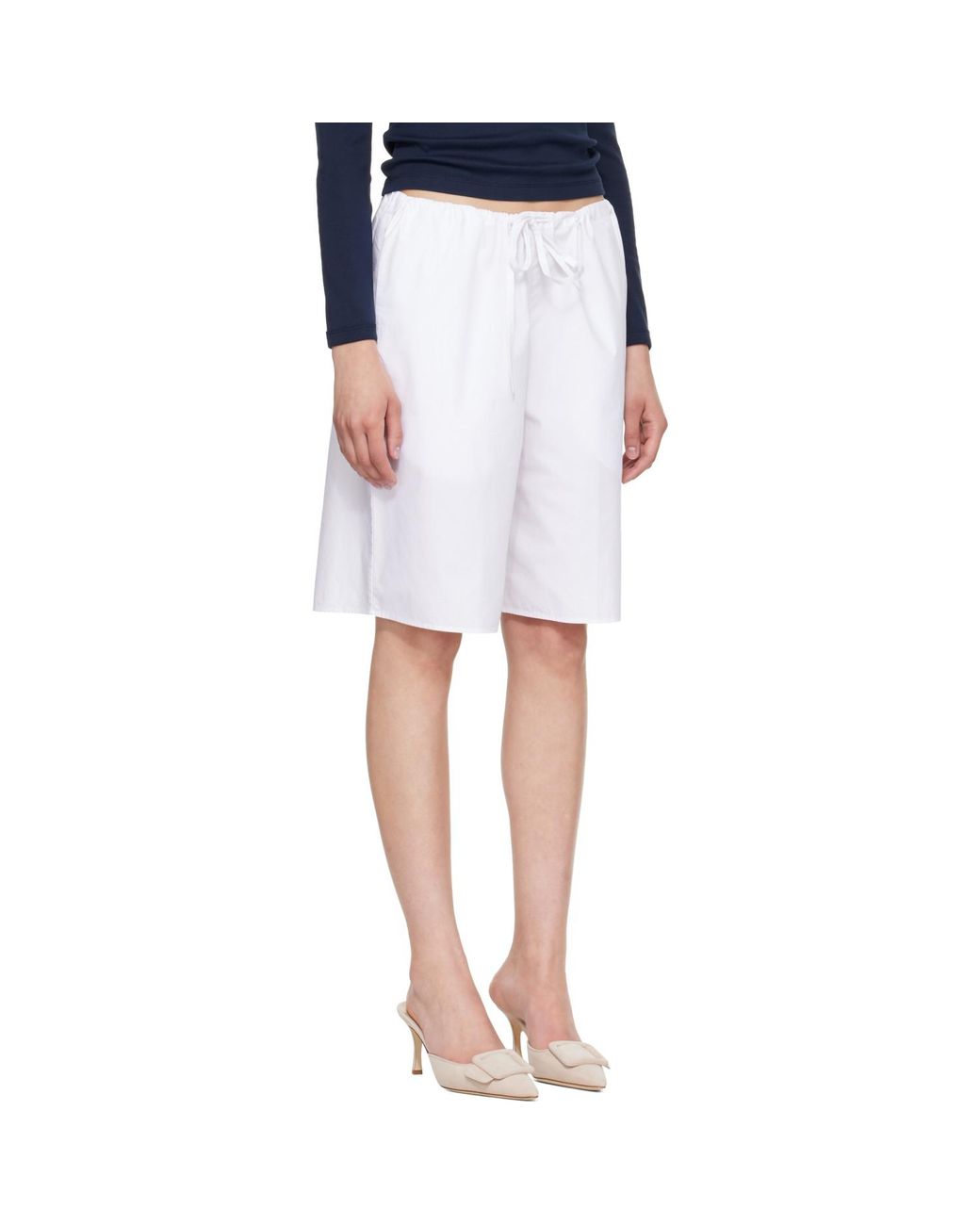 Flore Flore Blue Josephine Bermuda Shorts