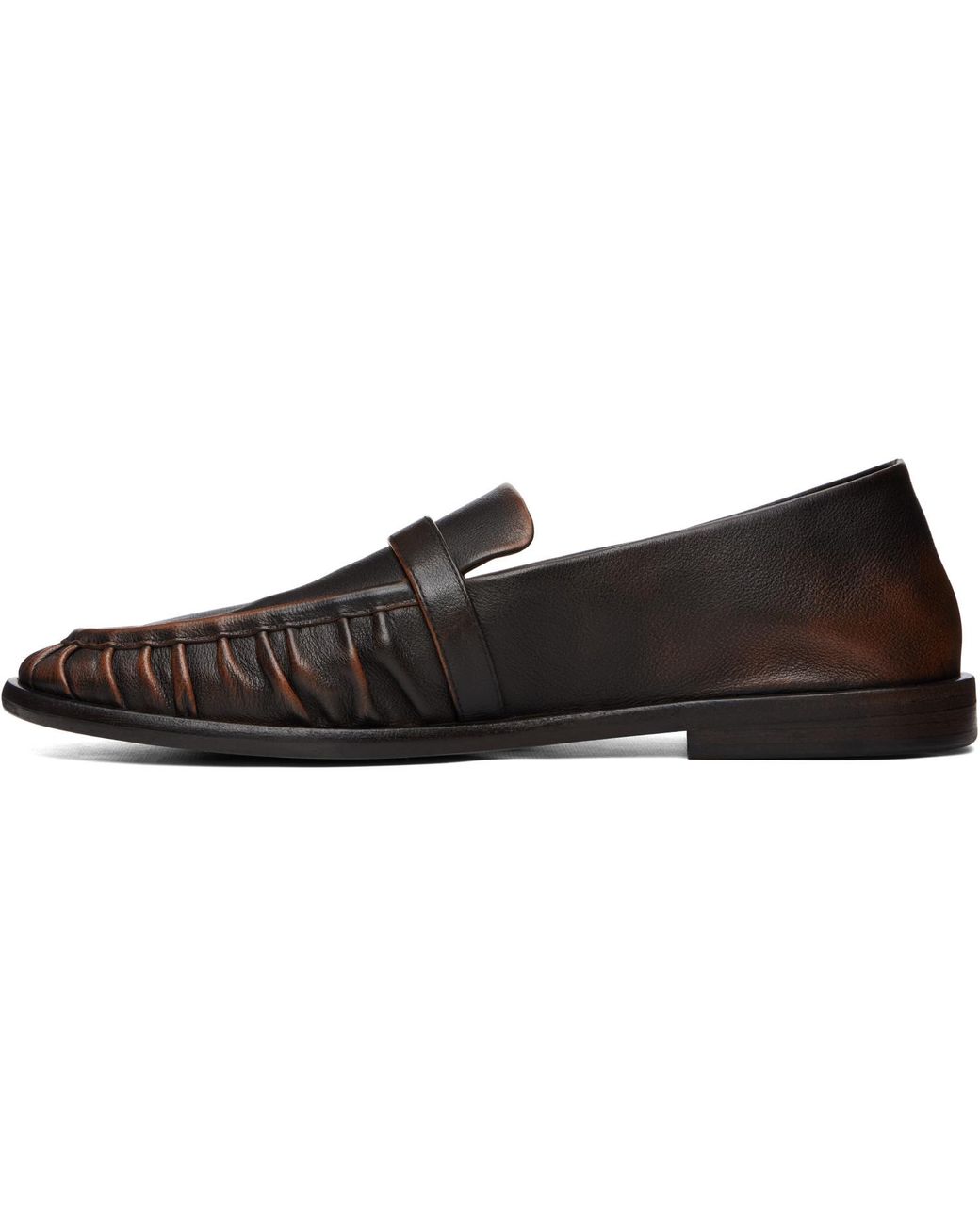 Marsèll Black Stesa Soft Pebbled Leather Loafers for men