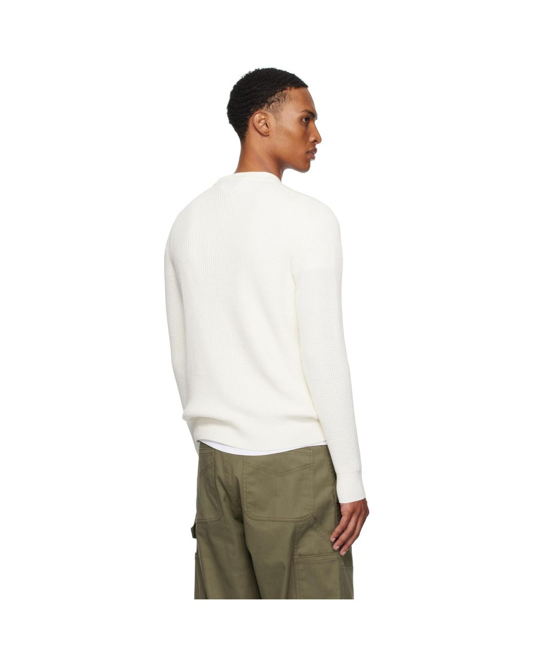 Moncler Multicolor Off- Crew Neck Sweater for men