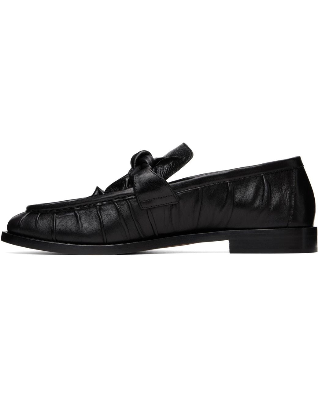 Bottega Veneta Black Astaire Loafers for men