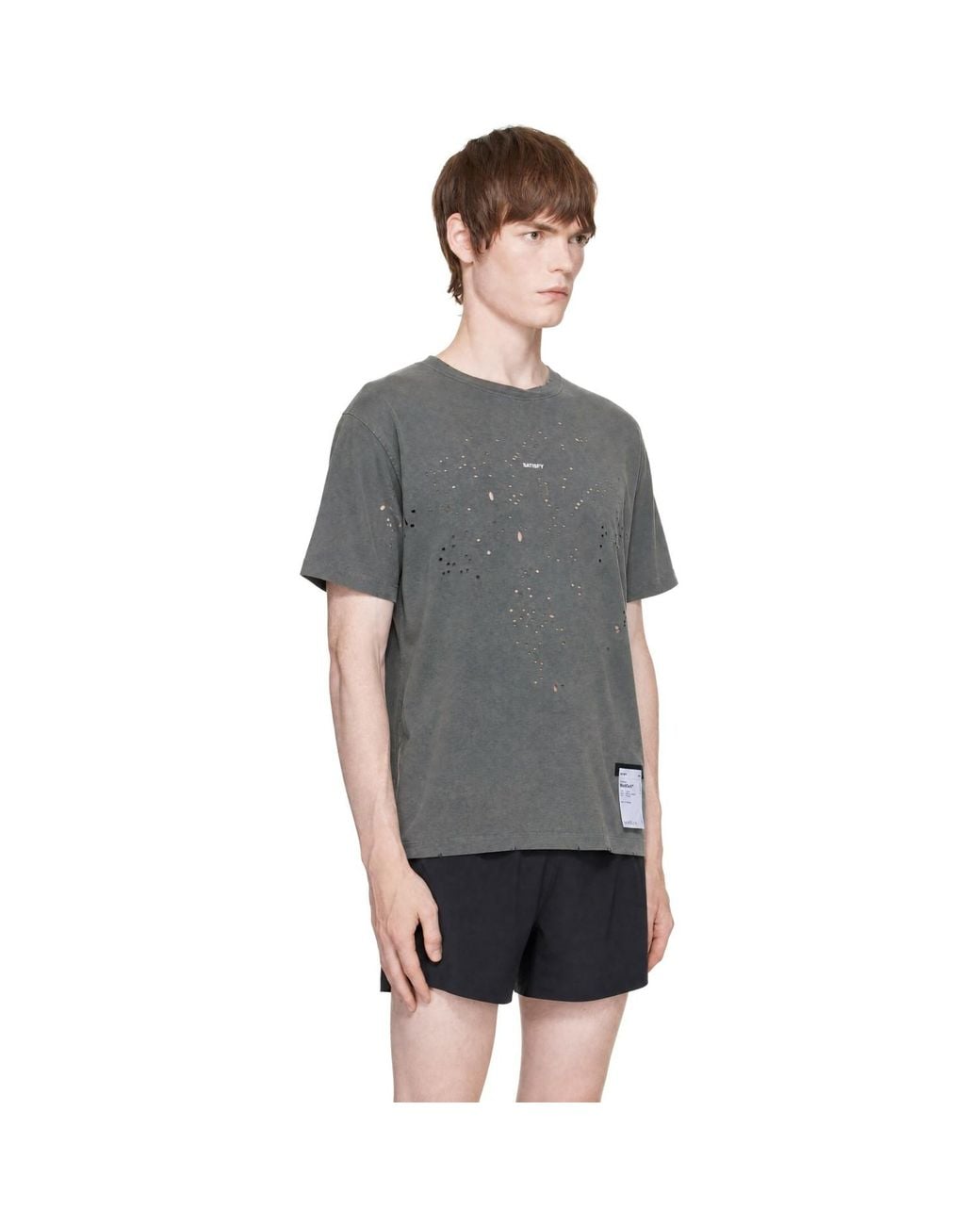 Satisfy Gray Mothtech T-Shirt for men