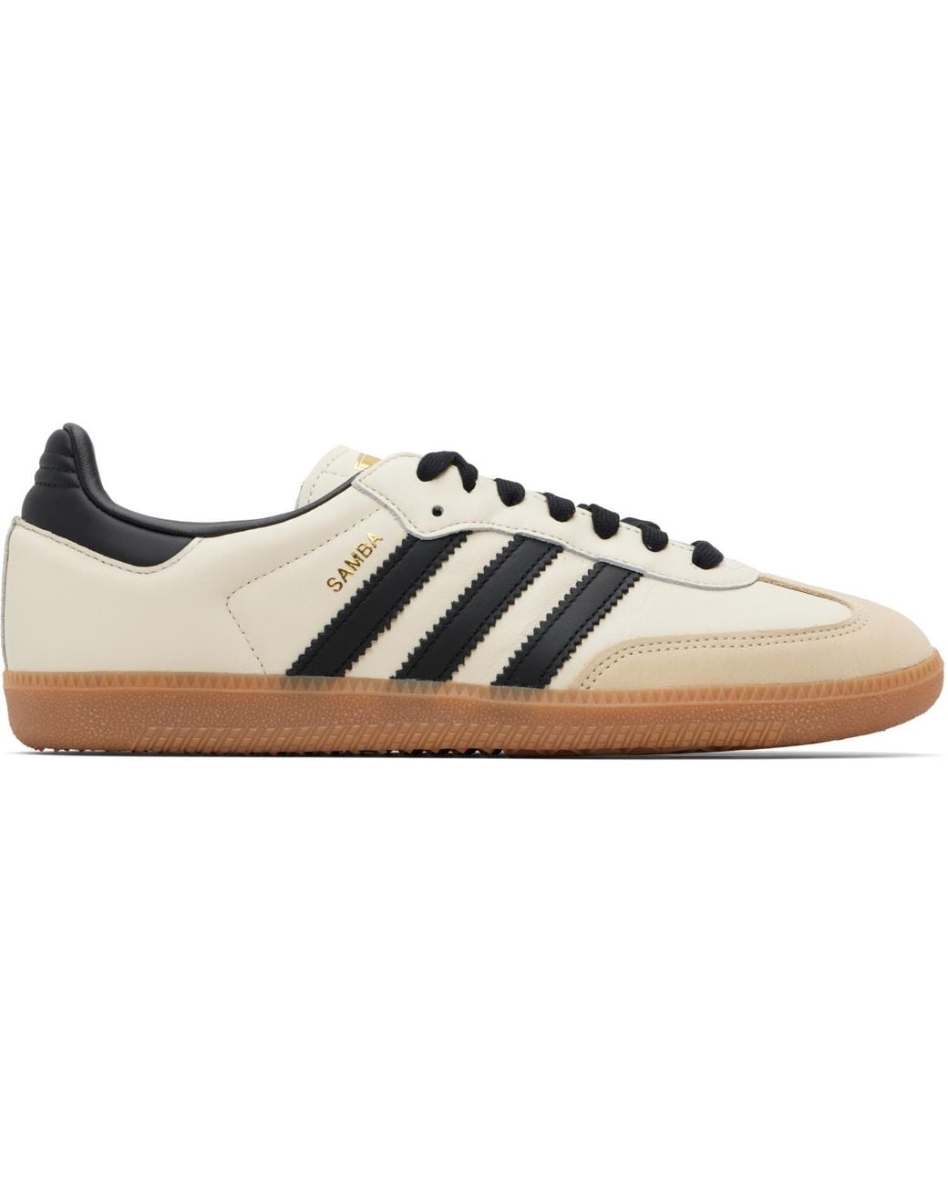 Adidas Originals Black Off Samba Og Sneakers