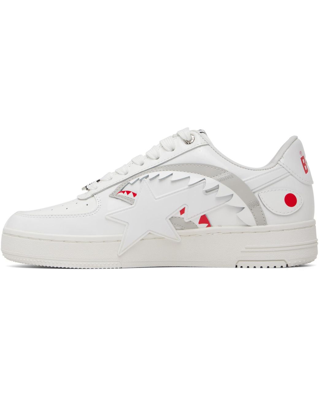 A Bathing Ape White Sta #1 Sneakers for men