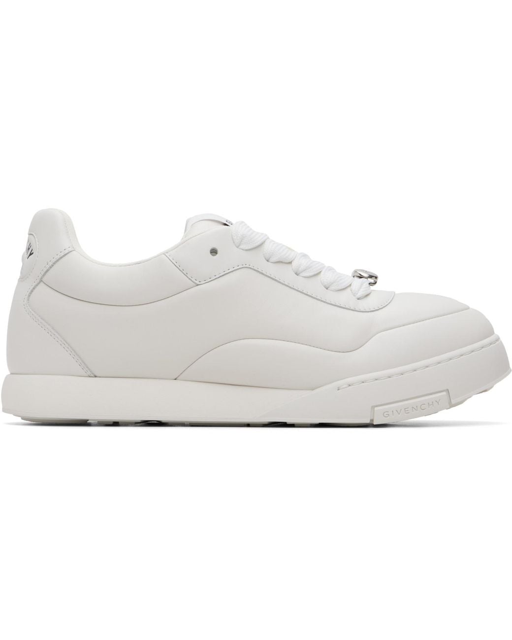 Givenchy White Puffy Yard' Leather Sneakers for men