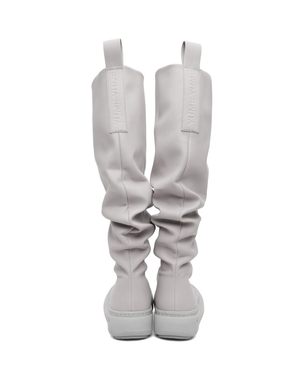 Yume Yume Gray Ssense Exclusive Fisherman Tall Boots
