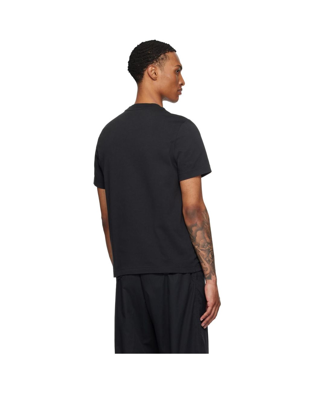 Moncler Black Archivio Creativo T-Shirt for men