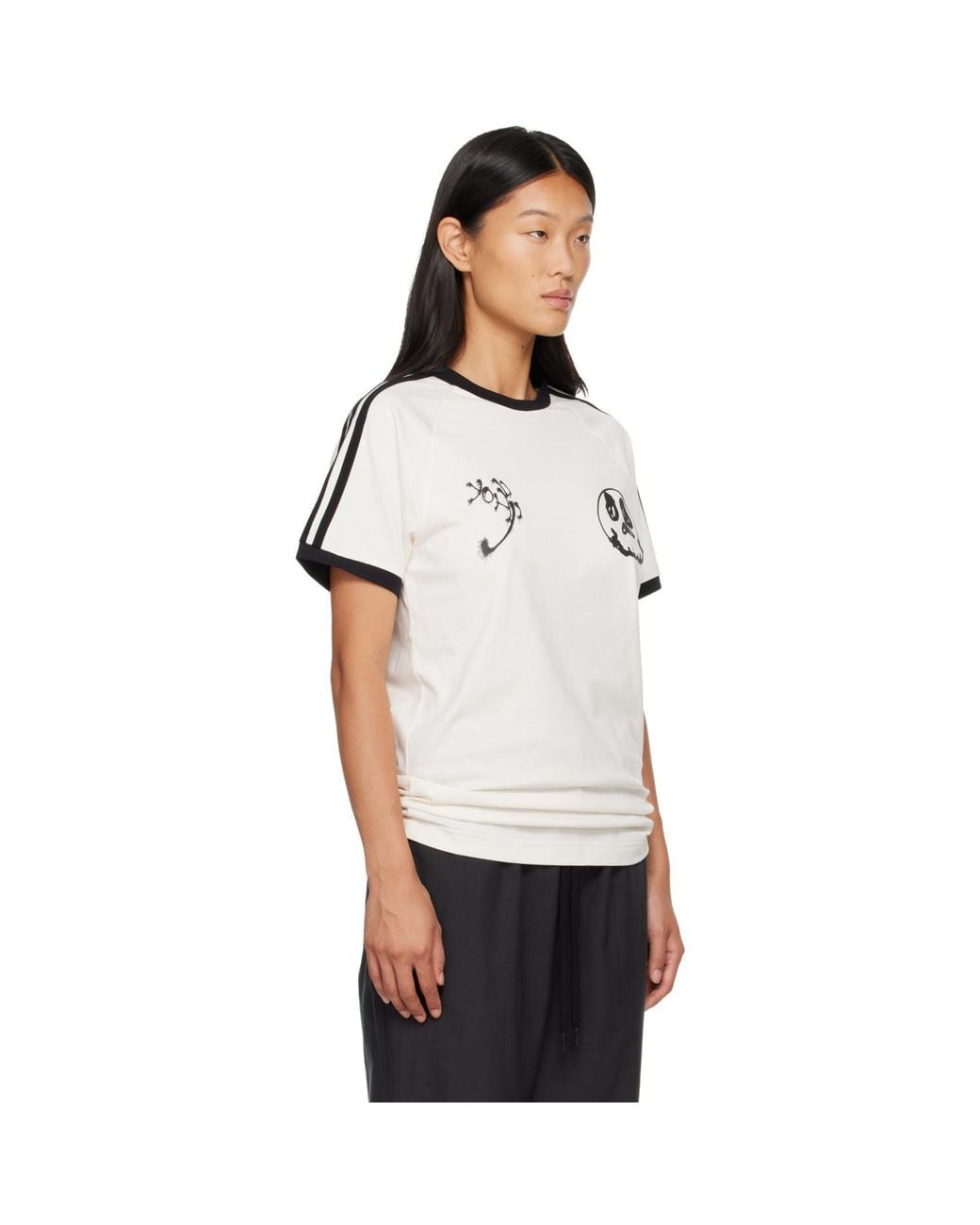 Y-3 White Off- Chito Edition Graphic Cali T-Shirt