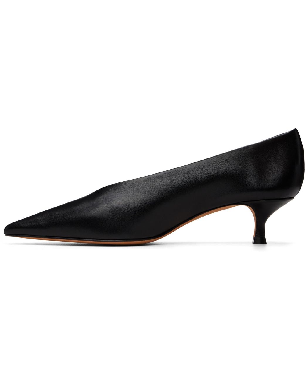 Le Monde Beryl Black Babouche Kitten Heels