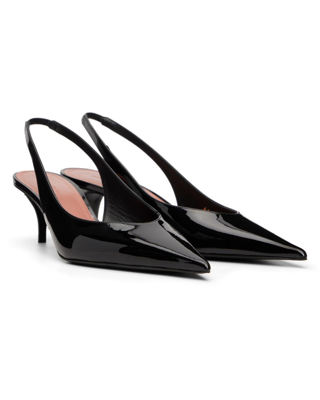 AMINA MUADDI Black Anok Sling 55 Heels