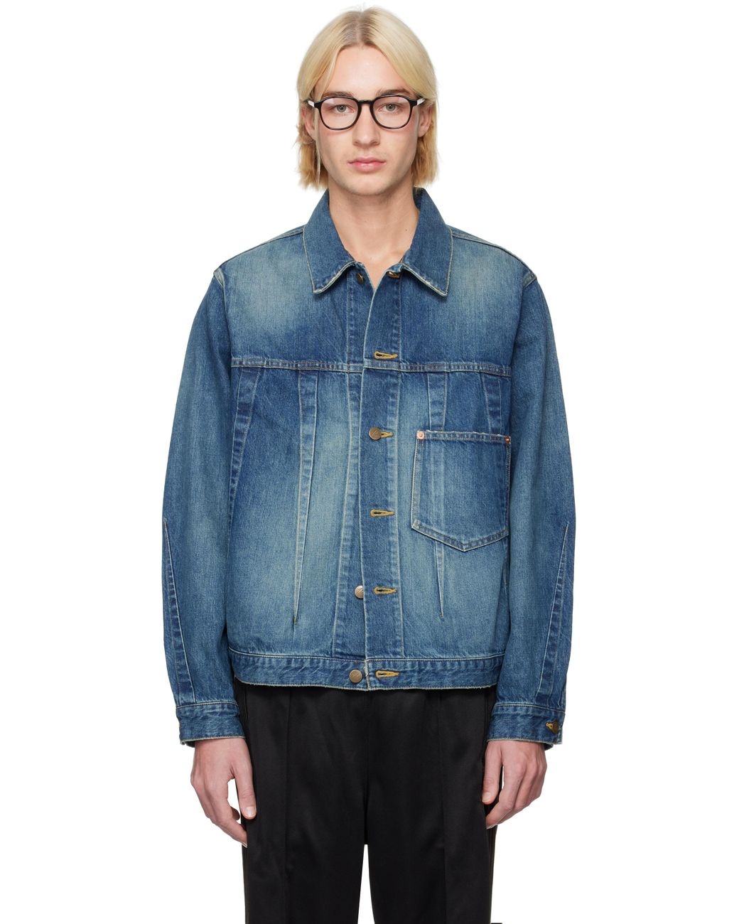 NEEDLES Darts Jean Jacket Papillon MR214 NEEDLES Darts Jean Jacket Papillon MR214