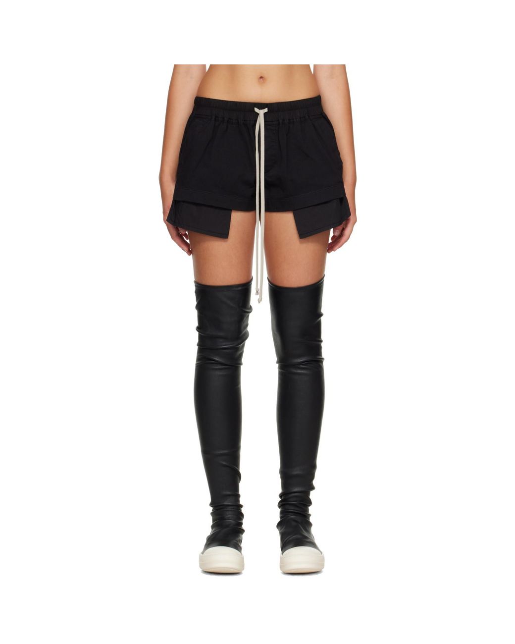Rick Owens Black Tower Fog Boxer Shorts