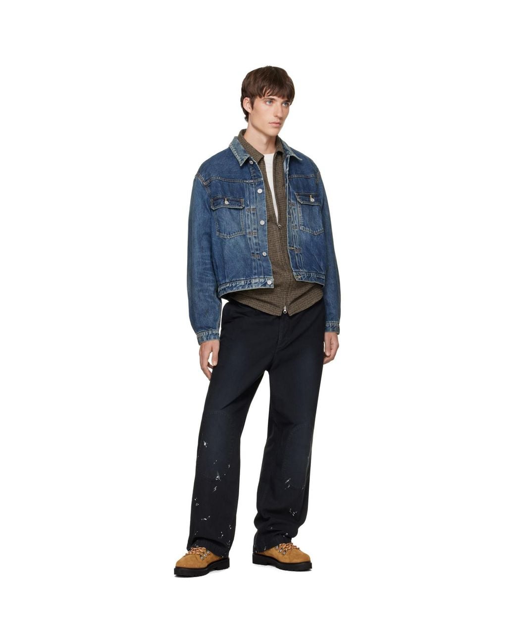 Visvim Blue Ss 101Xx Dmgd-1013 Jacket for men